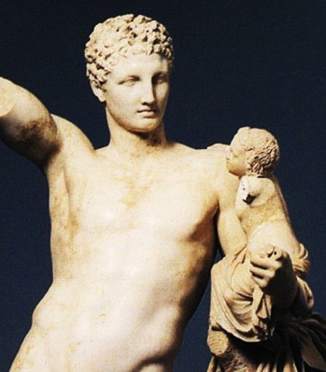 Praxiteles, Hermes mit dem Dionysosknaben 